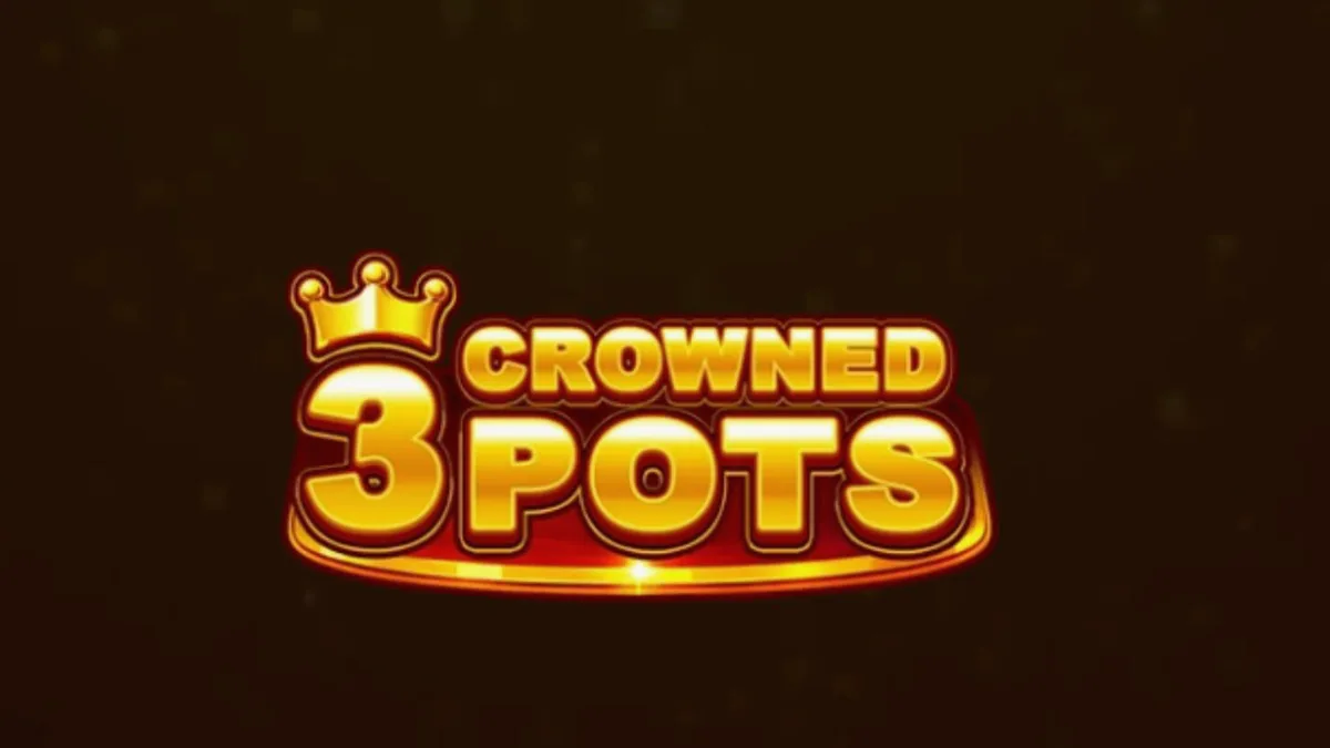 Interface do jogo 3 Crowned Pots com moedas douradas e frutas